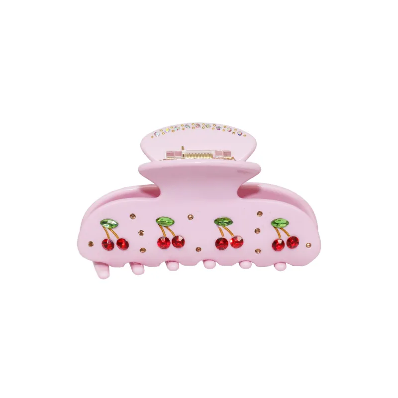 Sweetheart Clip in Pink Cherry Pie sold by Emi Jay