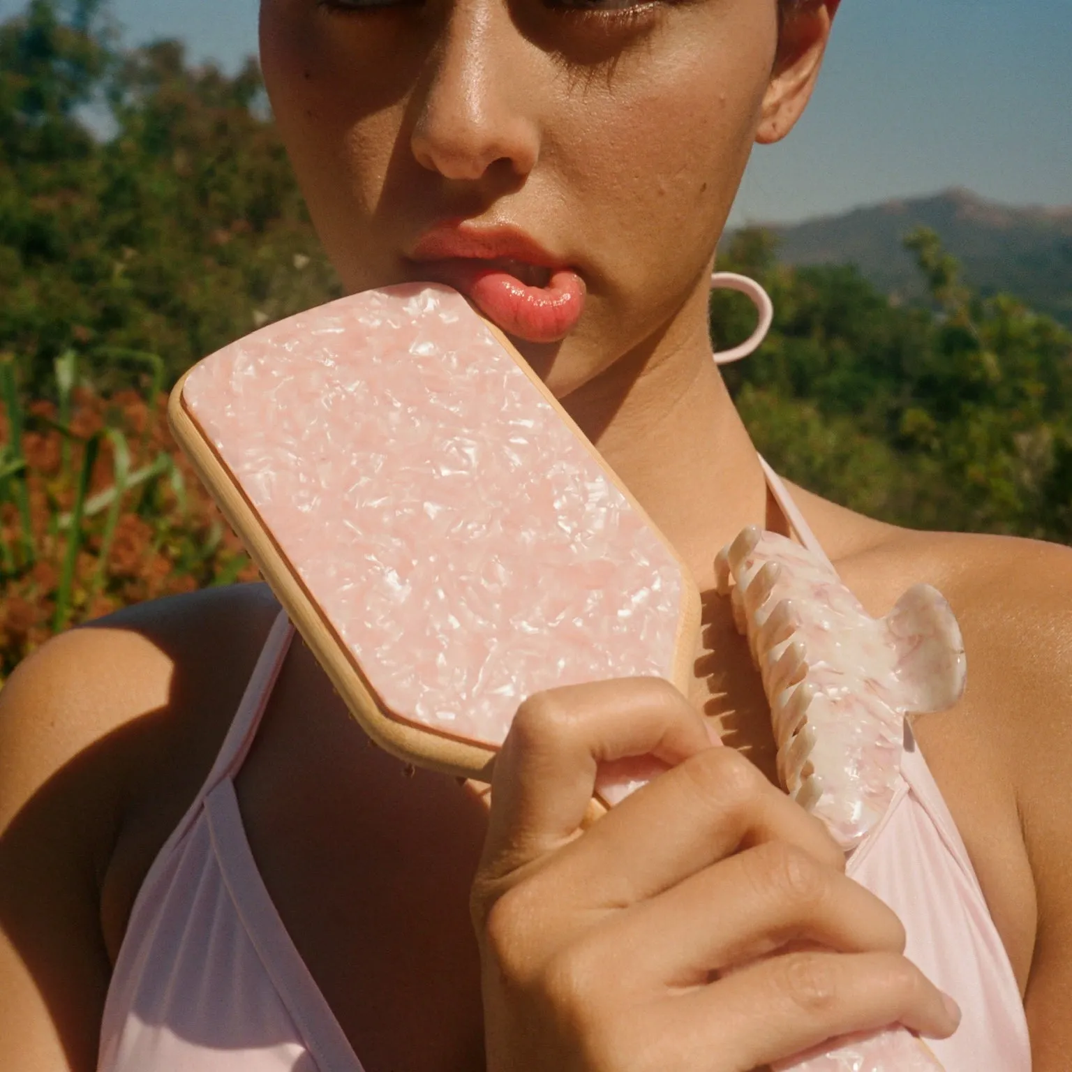 Big Effing Clip in Rose Shell sold by Emi Jay product image thumbnail 2