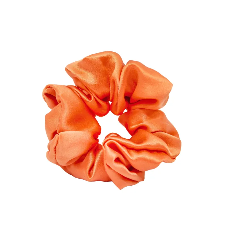 Sweet Dreams Silk Scrunchie in Pumpkin sold by Emi Jay