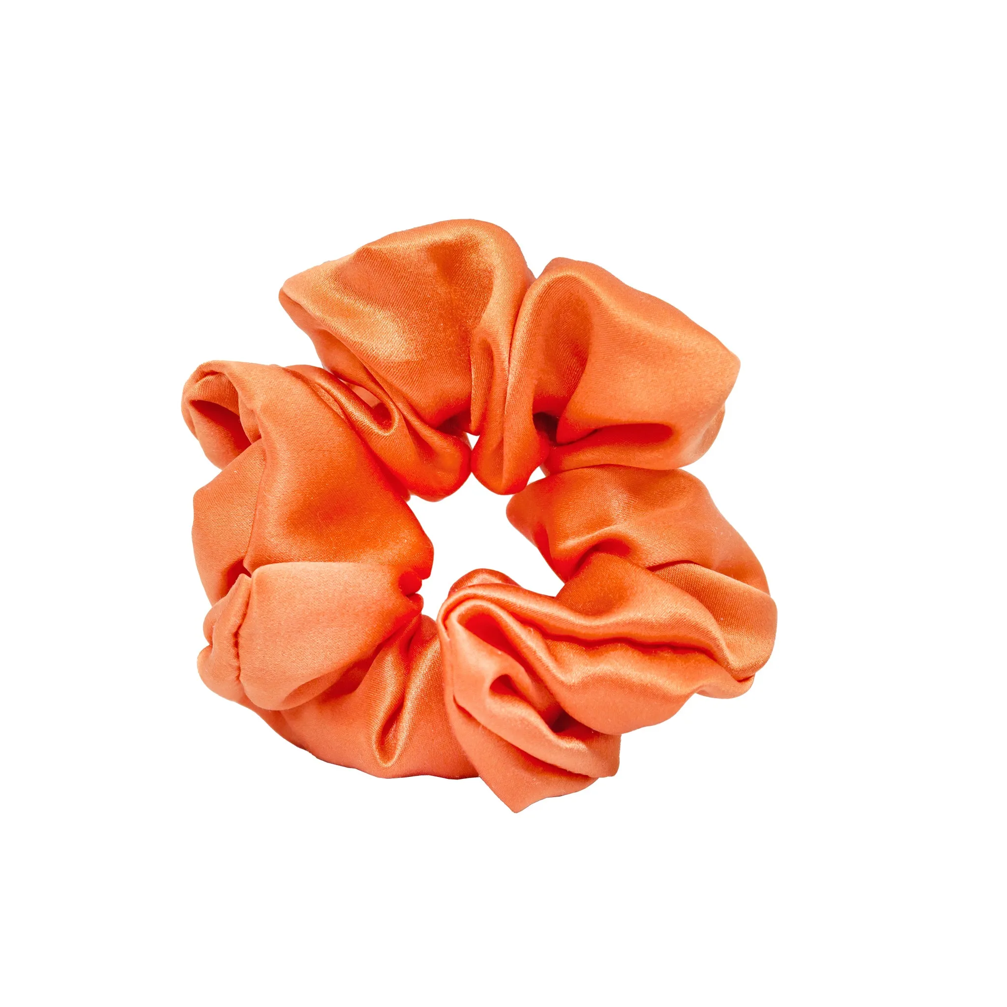 Sweet Dreams Silk Scrunchie in Pumpkin sold by Emi Jay
