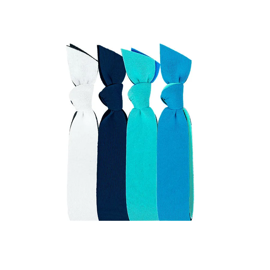 Cancun Neoprene Hair Ties 4-Pack sold by Emi Jay