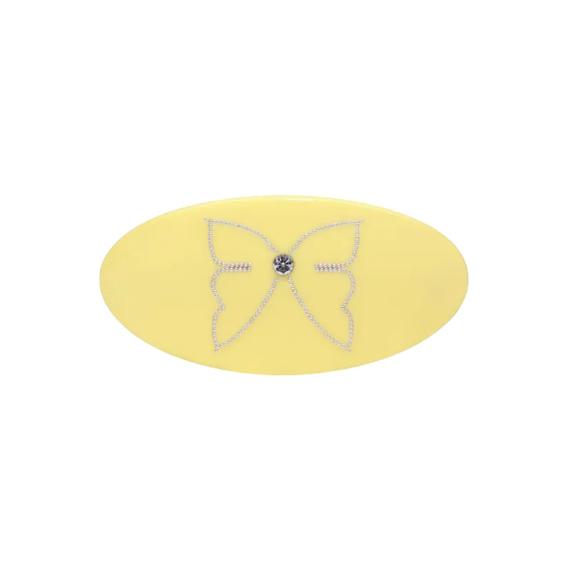 Ponytail Barrette in Lemon Drop sold by Emi Jay