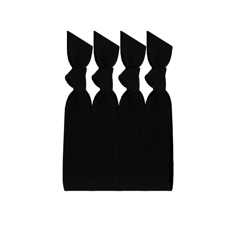 Carbon Beach Neoprene Hair Ties 4-Pack sold by Emi Jay