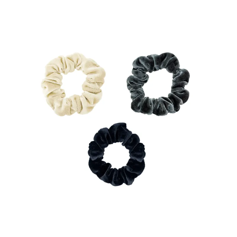 Eclipse Velvet Scrunchies 3-Pack sold by Emi Jay