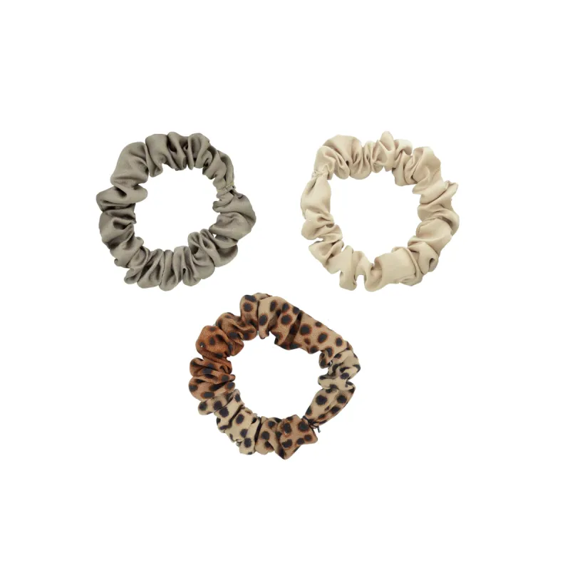 Safari Satin Scrunchies 3-Pack sold by Emi Jay