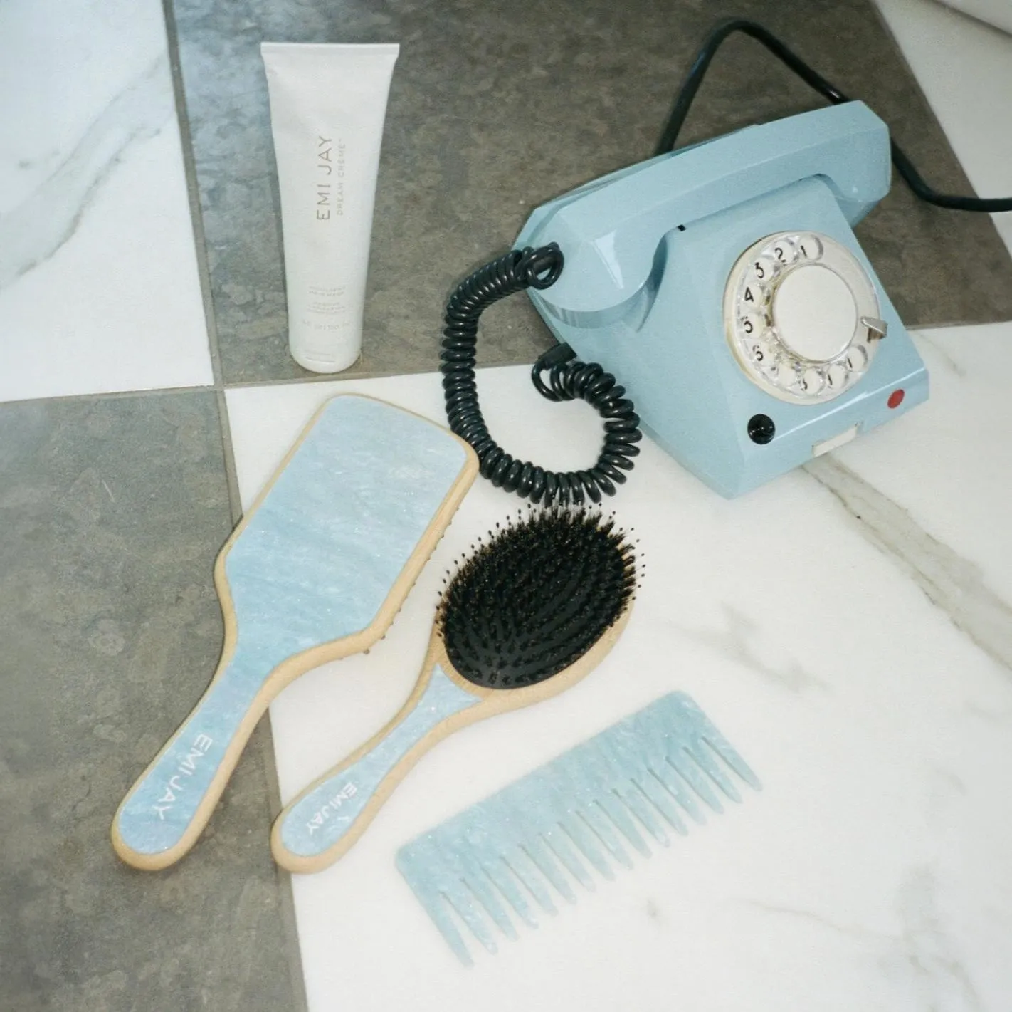 Flat Brush in Blue Sugar sold by Emi Jay product image thumbnail 3