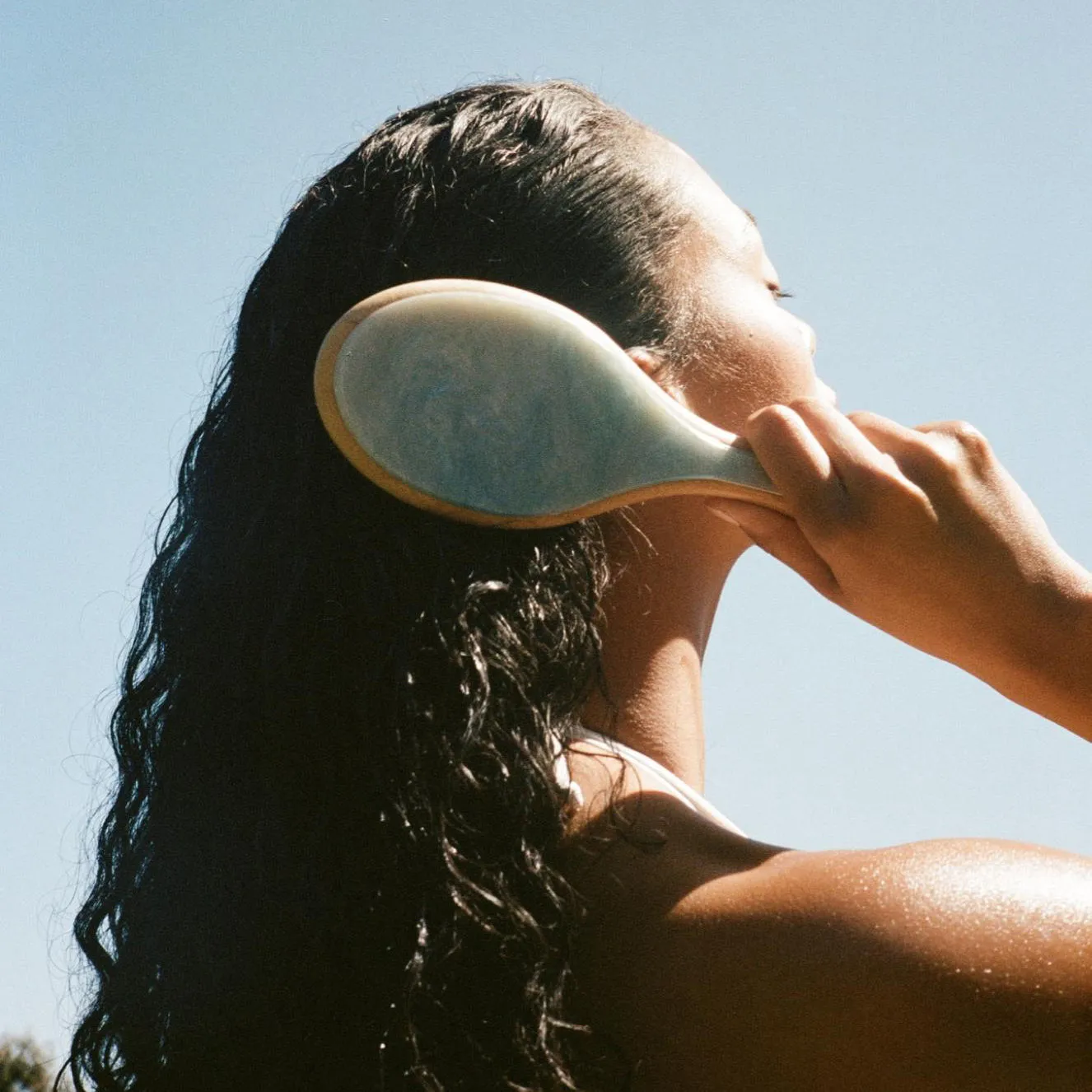 Flat Brush in Blue Sugar sold by Emi Jay product image thumbnail 4