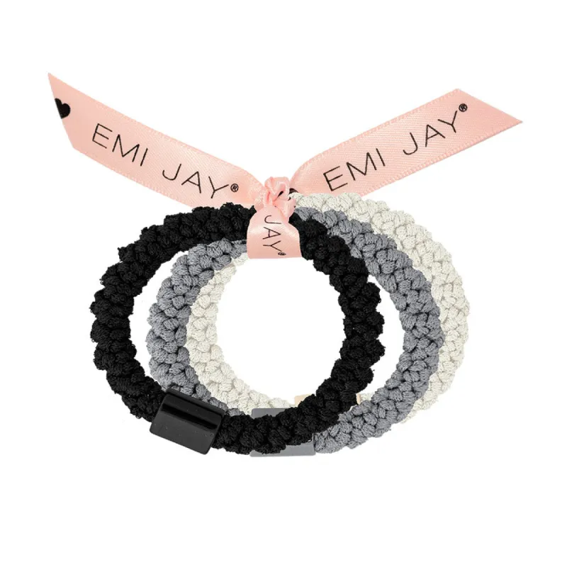 Marble Knit Hair Ties 3-Pack sold by Emi Jay