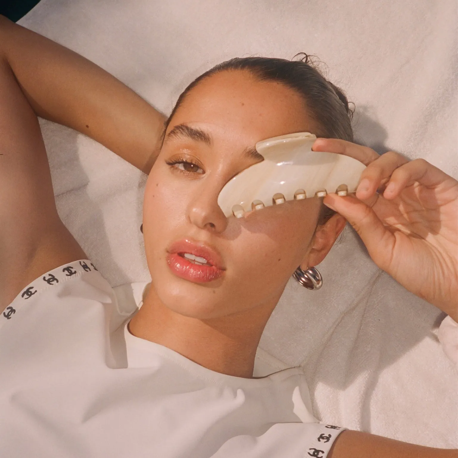 Big Effing Clip in Buttercream sold by Emi Jay product image thumbnail 3