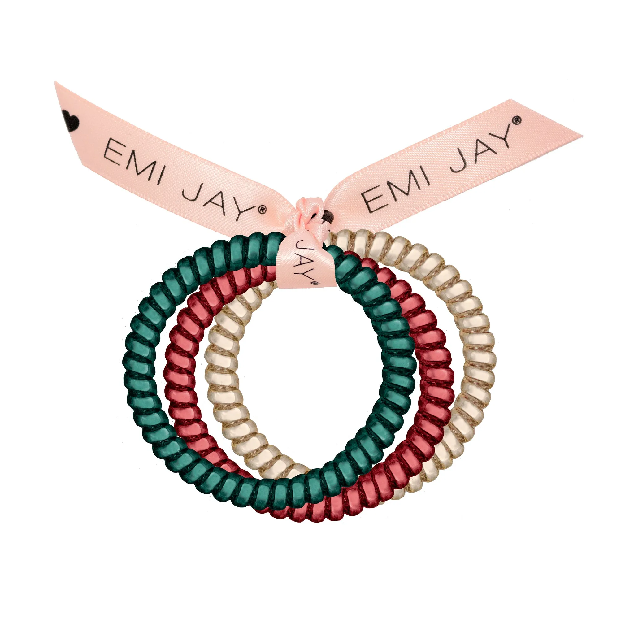 English Garden Twist Hair Ties 3-Pack sold by Emi Jay