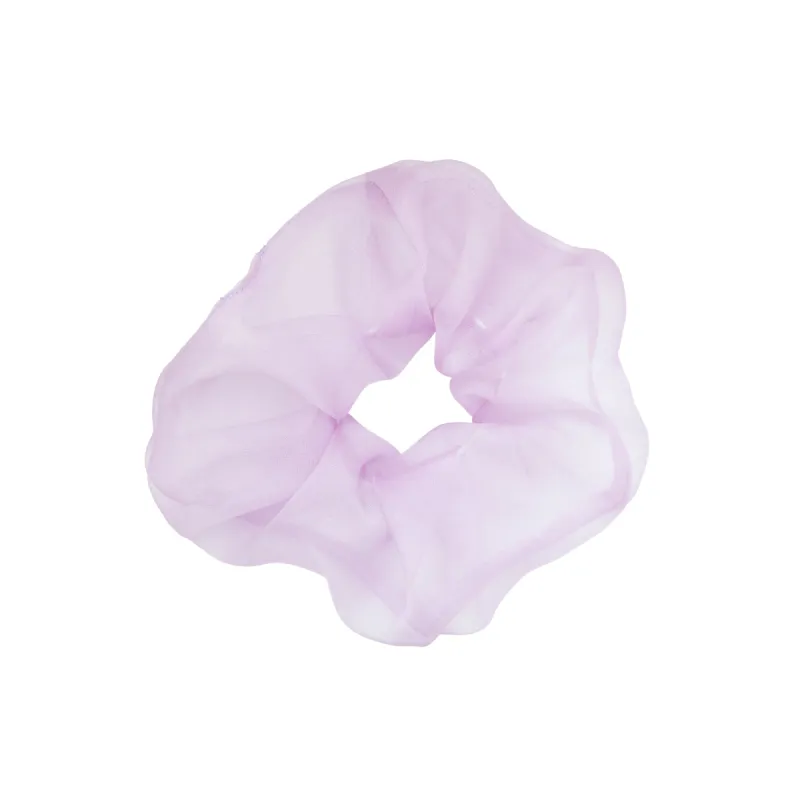 Cloud Scrunchie in Iris Silk Organza sold by Emi Jay