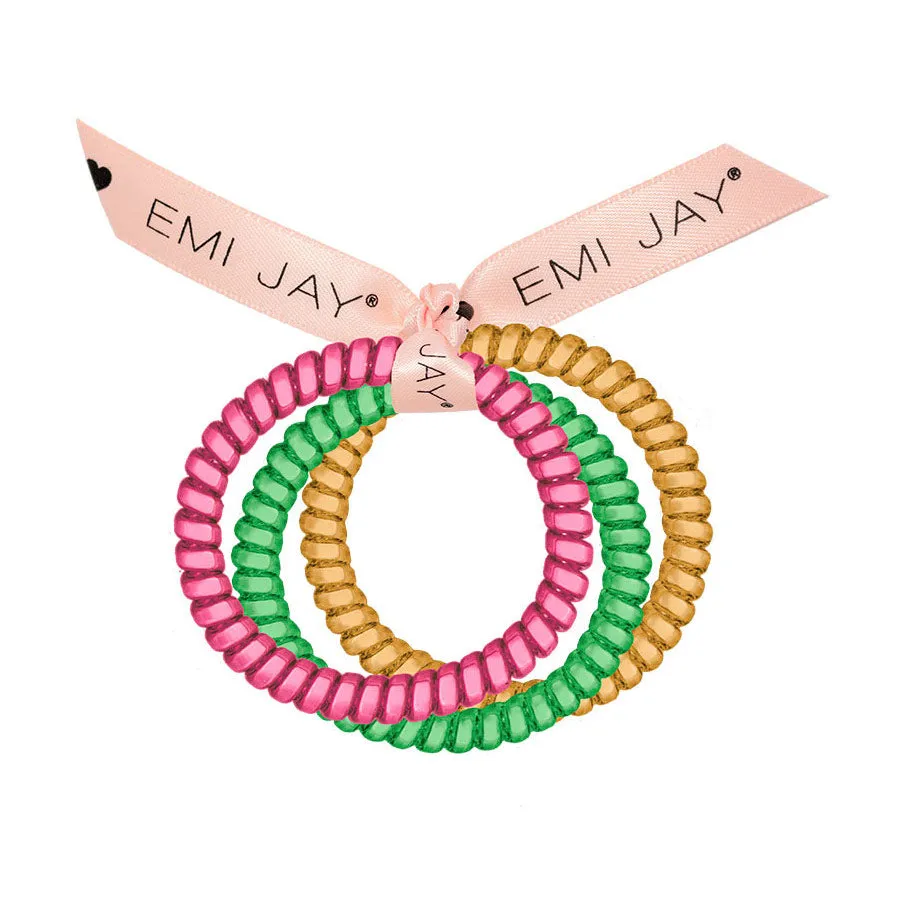 Jelly Beans Twist Hair Ties 3-Pack sold by Emi Jay