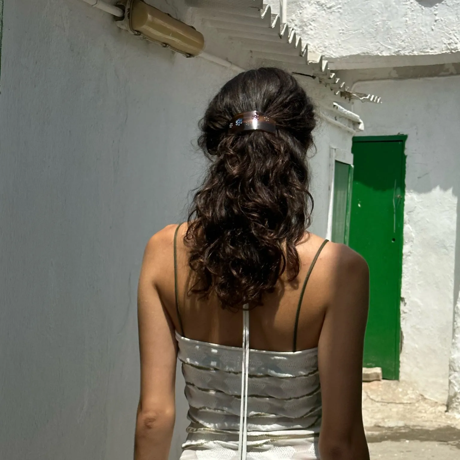 Ponytail Barrette in Tortoise Daisy sold by Emi Jay product image thumbnail 2