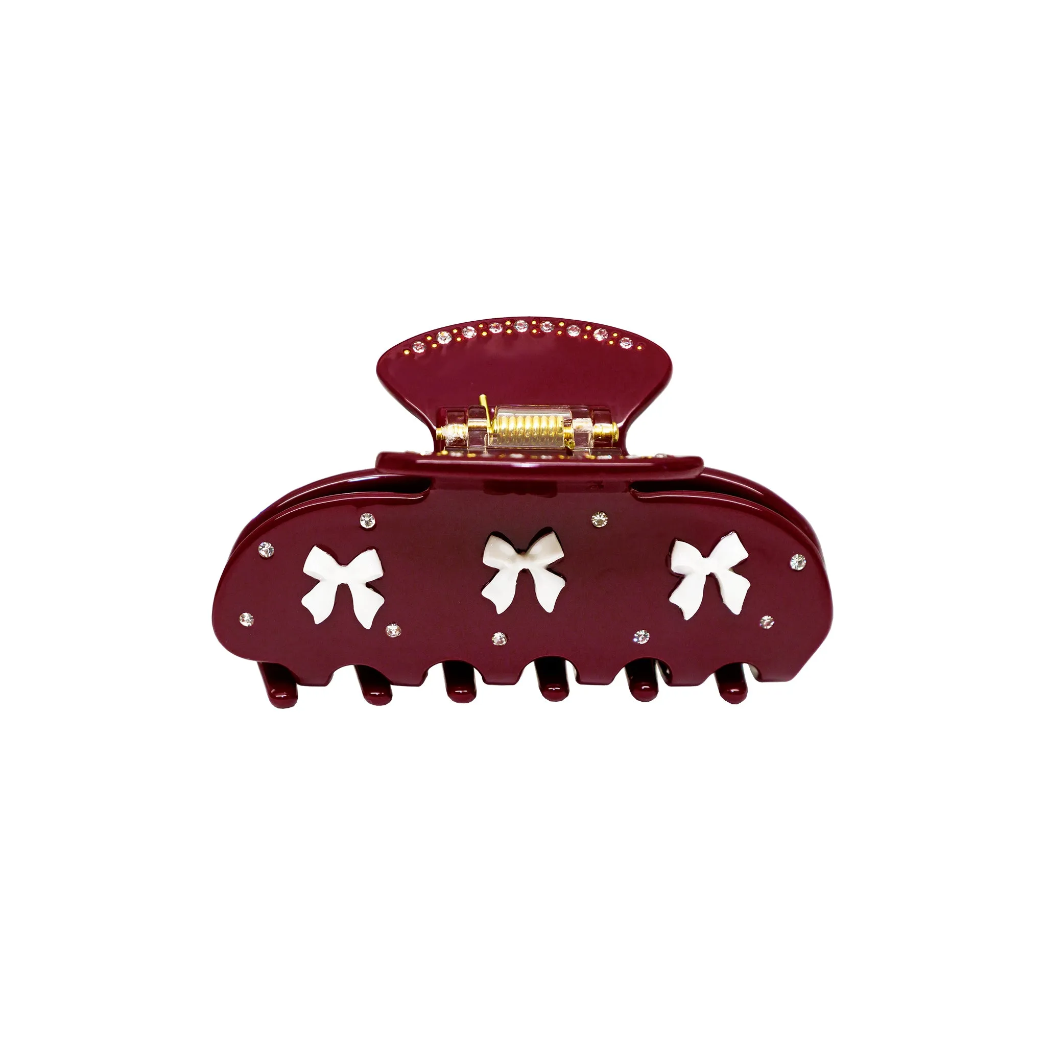 Sweetheart Clip in Bordeaux Prima Donna sold by Emi Jay