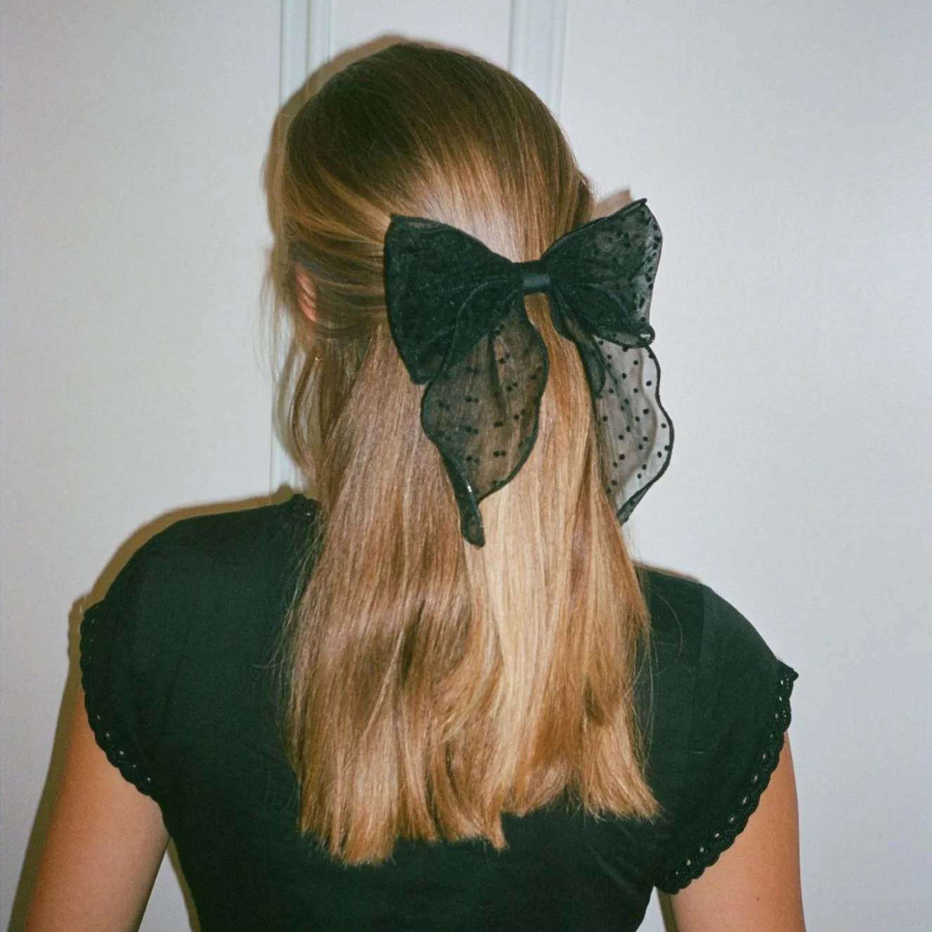 Bow Barrette in Sheer Noir sold by Emi Jay product image thumbnail 2