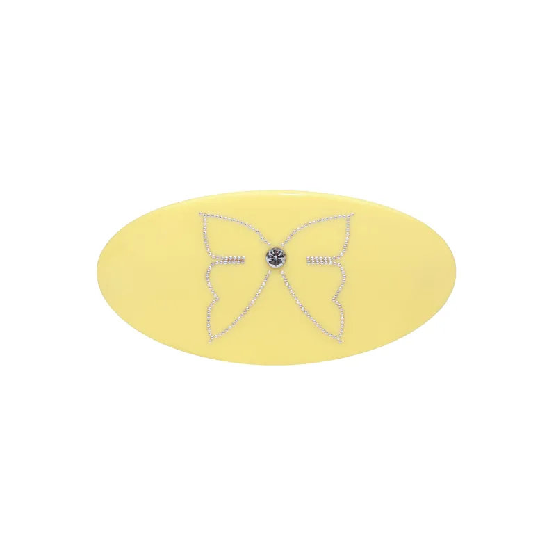 Ponytail Barrette in Lemon Drop sold by Emi Jay