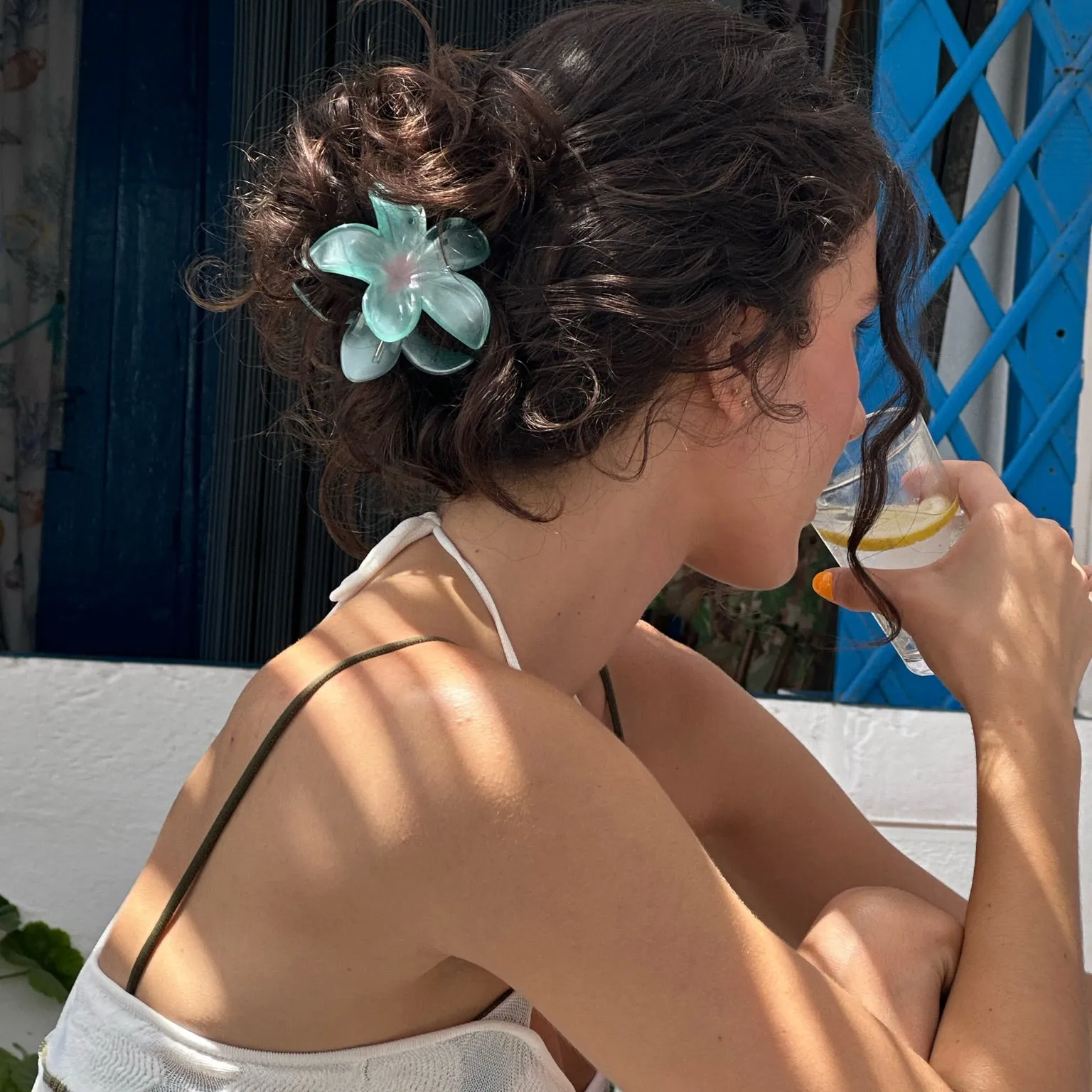 Super Bloom Clip in Mint Pearl sold by Emi Jay product image thumbnail 4