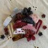Big Effing Clip in Cherry Gingham sold by Emi Jay