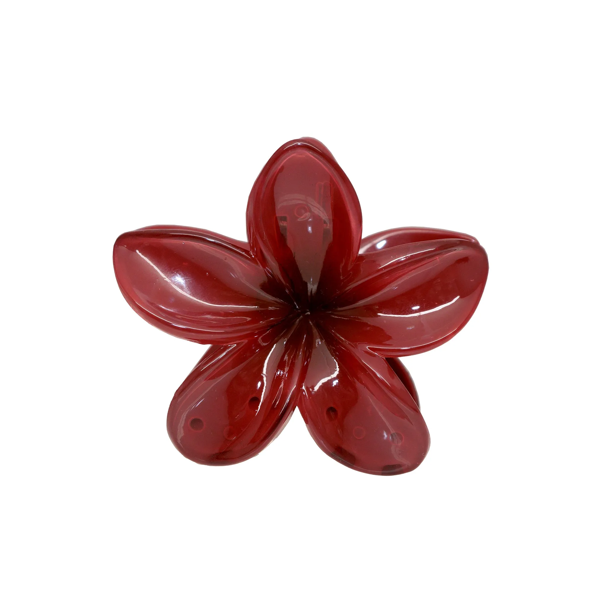 Super Bloom Clip in Dark Cherry sold by Emi Jay