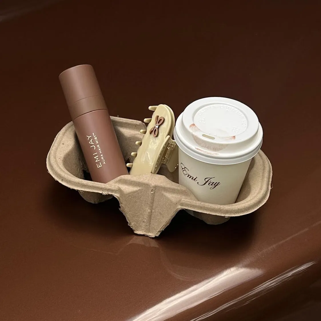 Sweetheart Clip in Vanilla Chai sold by Emi Jay product image thumbnail 3