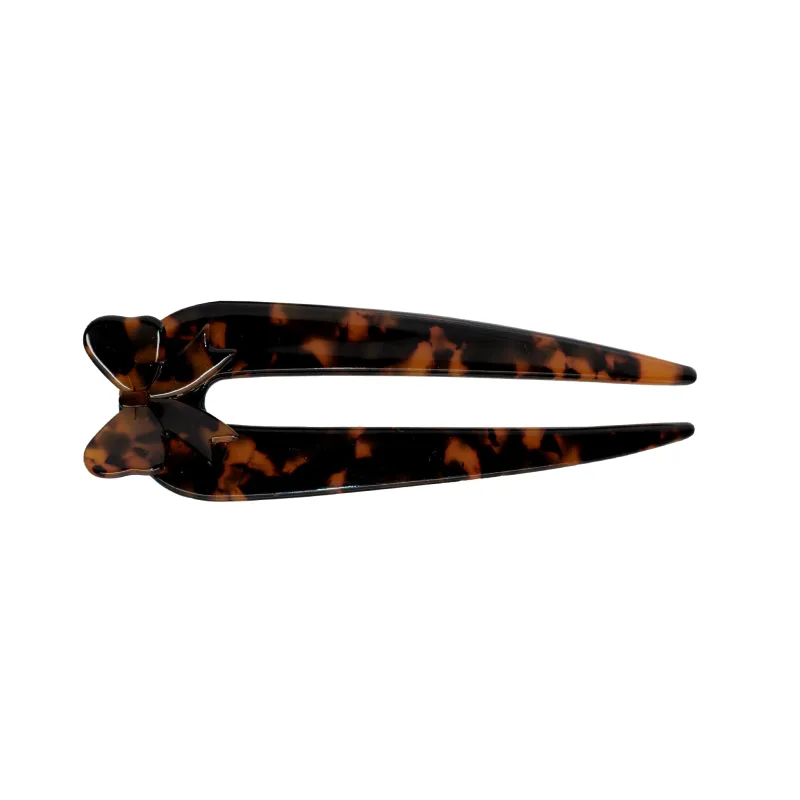 Hair Pin in Tortoise Bow sold by Emi Jay