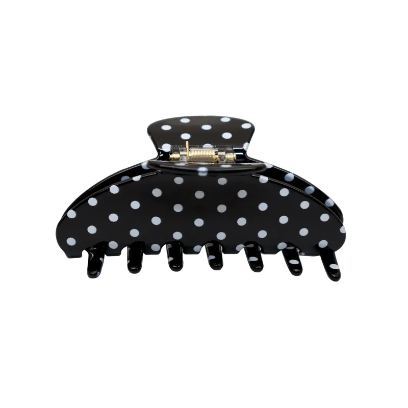 Big Effing Clip in Noir Polka Dot sold by Emi Jay