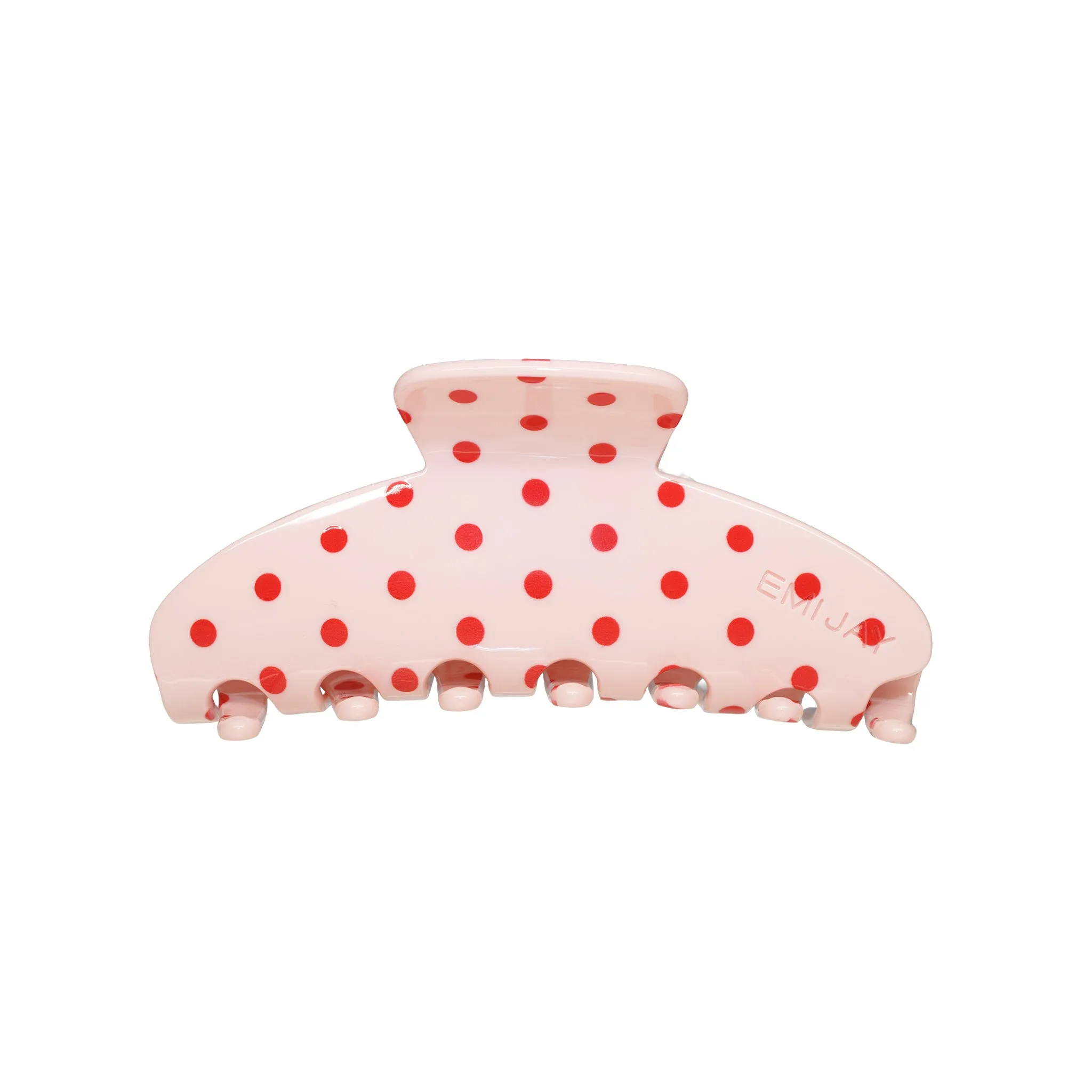 Big Effing Clip in Blush Polka Dot sold by Emi Jay