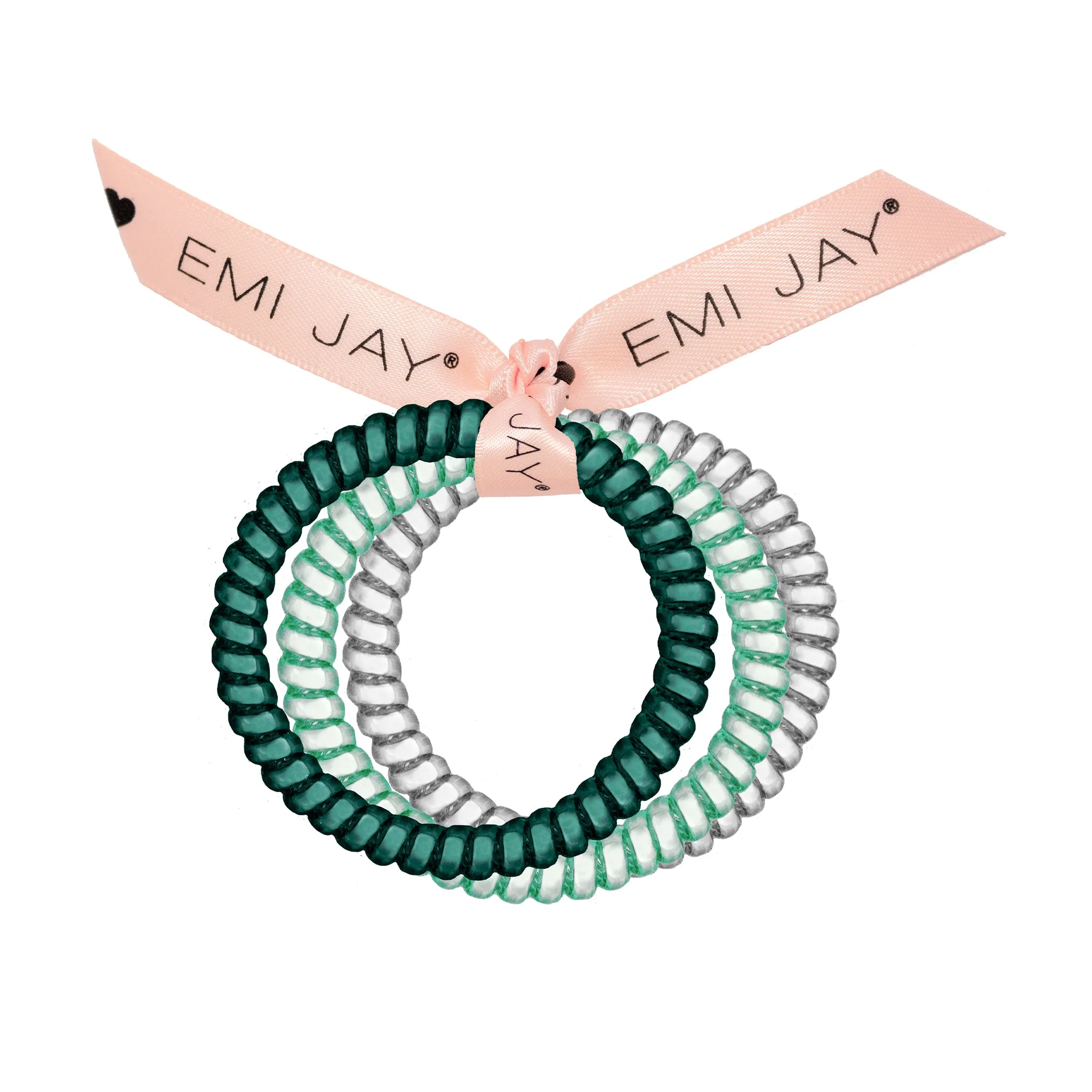Pesto Twist Hair Ties 3-Pack sold by Emi Jay