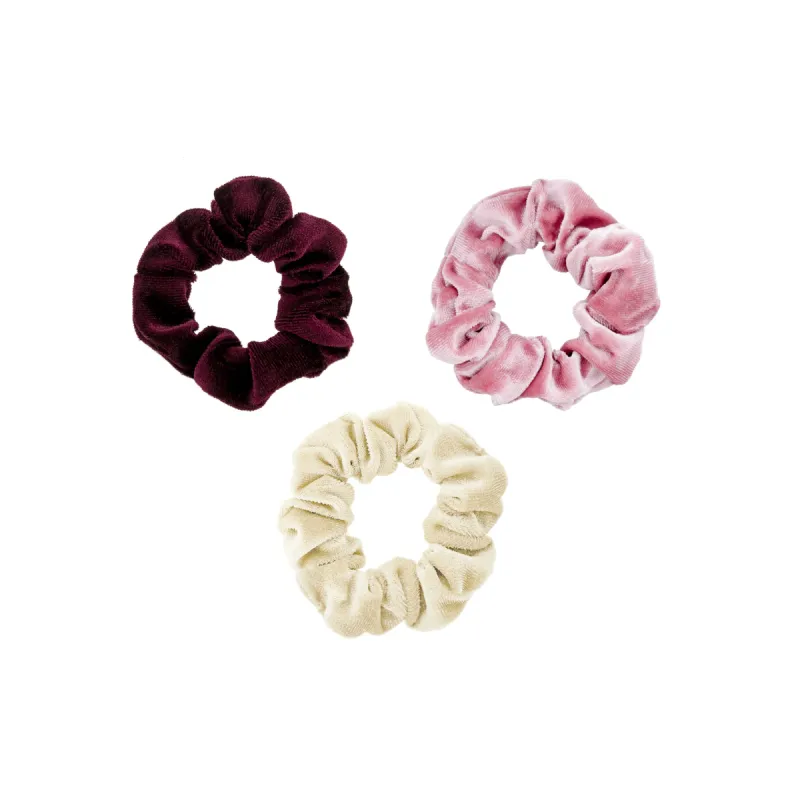Flirt Velvet Scrunchies 3-Pack sold by Emi Jay