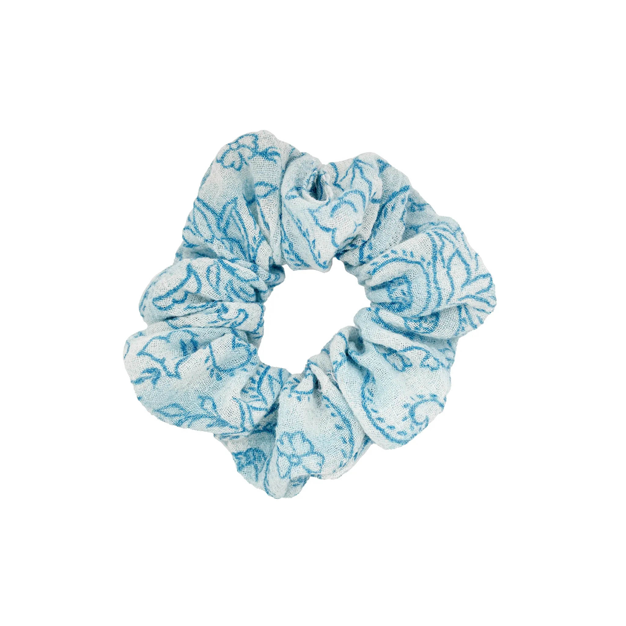 Printed Scrunchie in Portofino sold by Emi Jay