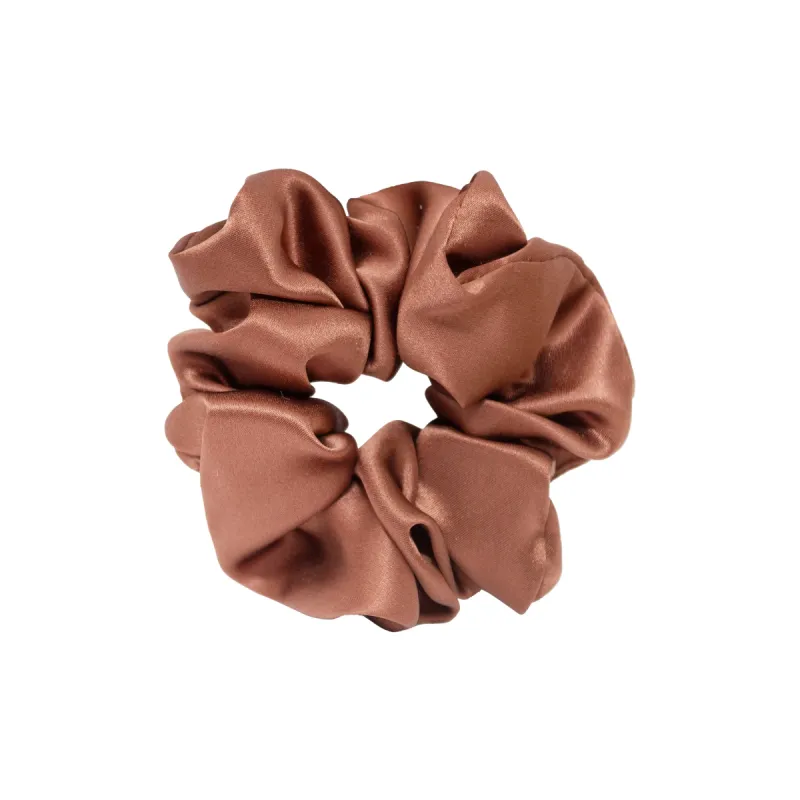 Sweet Dreams Silk Scrunchie in Cinnamon sold by Emi Jay