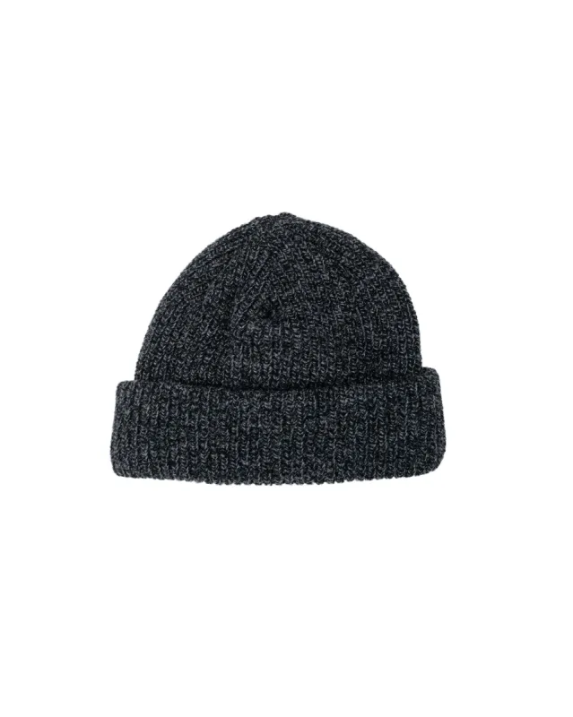 Found Feather Oversized Watch Cap Italian Merino Wool Charcoal sold by Lost & Found