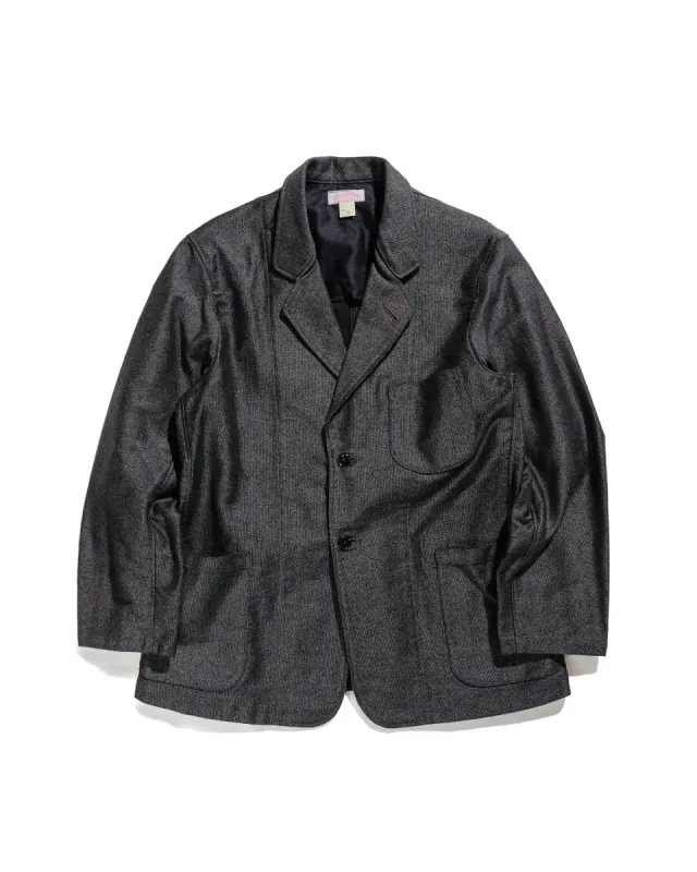 The Real McCoy's MJ24108 Double Diamond Sack Coat / Printed Moleskin Salt & Pepper sold by Lost & Found