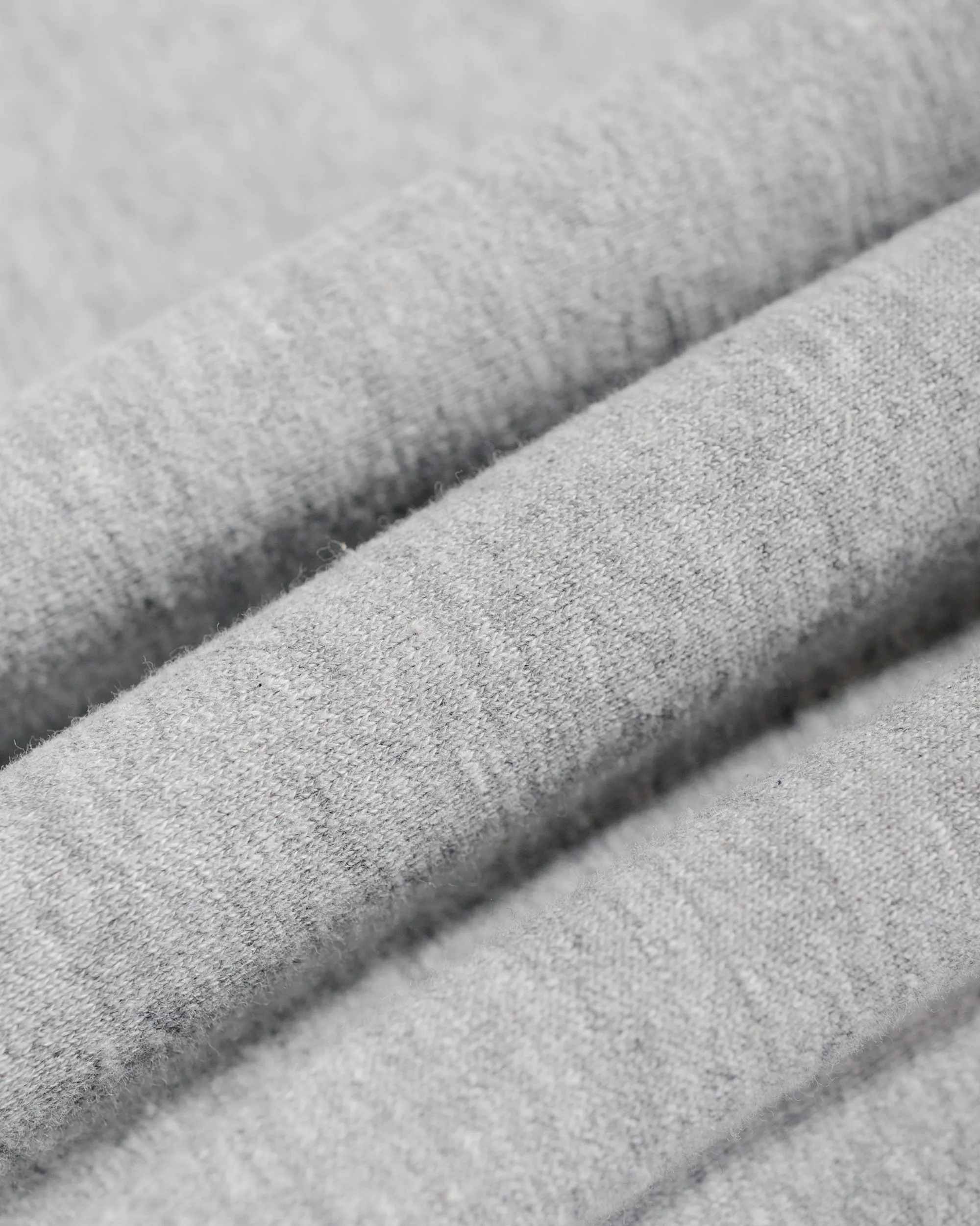 The Real McCoy’s MC24115 10 Oz. Loopwheel 1/4 Zip Sweatshirt Gray sold by Lost & Found product image thumbnail 5