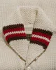 The Real McCoy's MC24111 Striped Shawl Collar Cardigan Ecru sold by Lost & Found