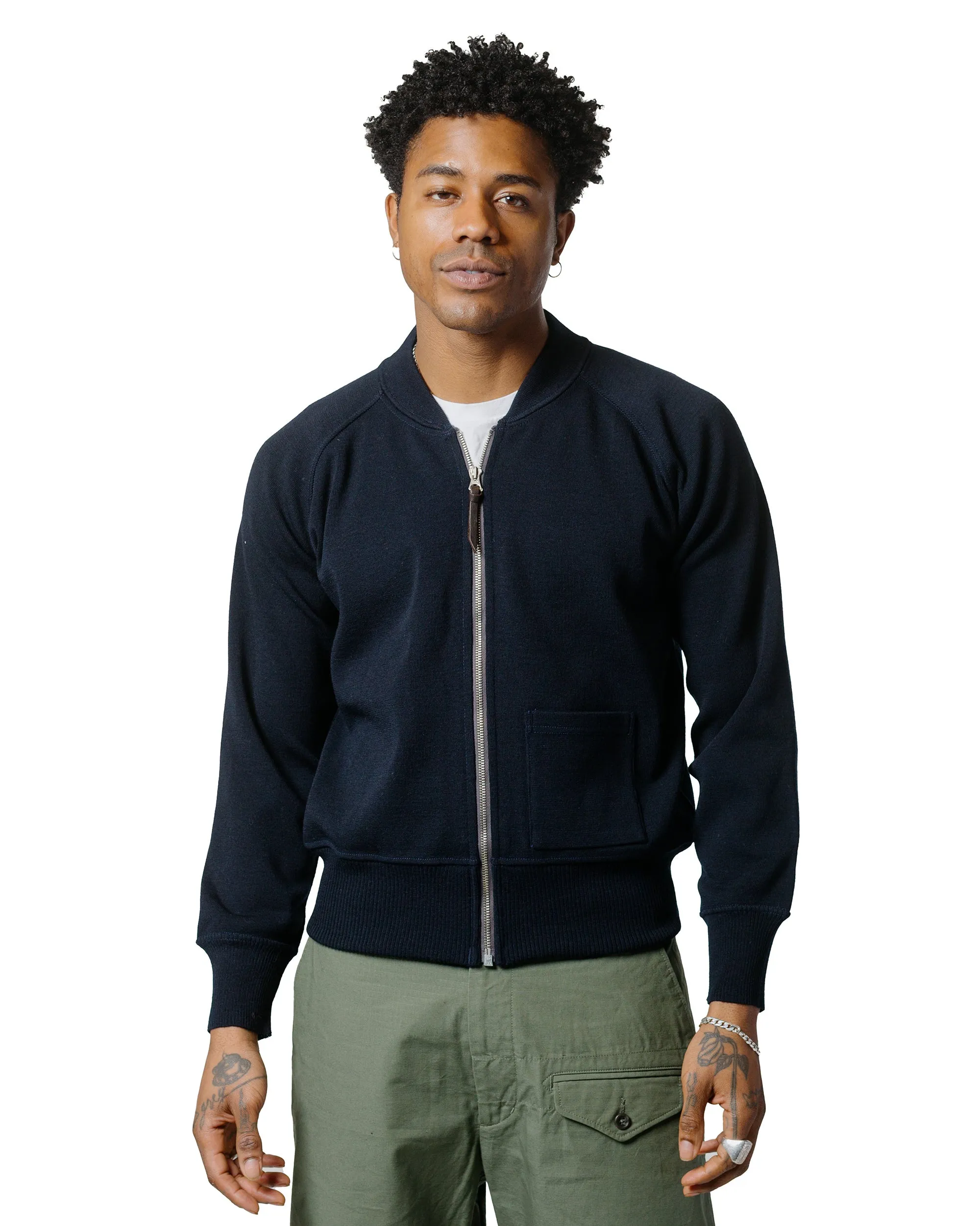 The Real McCoy's MC24106 Winter Aviation Sweater Navy sold by Lost & Found product image thumbnail 2