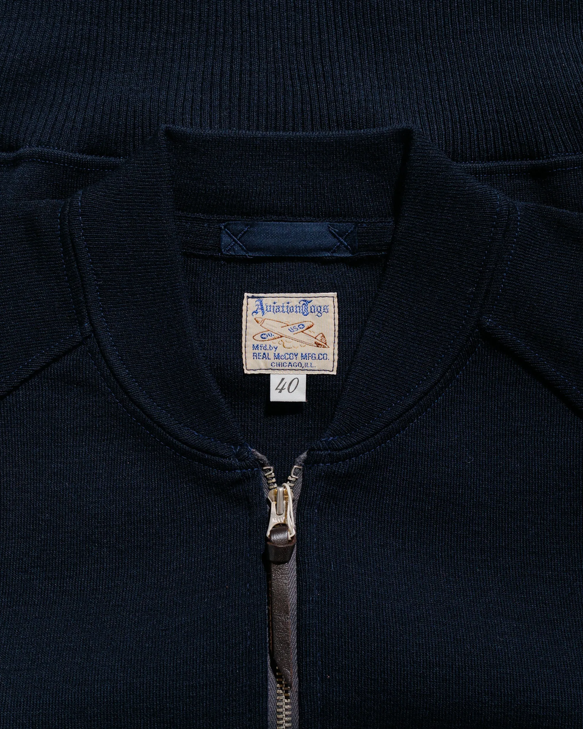 The Real McCoy's MC24106 Winter Aviation Sweater Navy sold by Lost & Found product image thumbnail 5