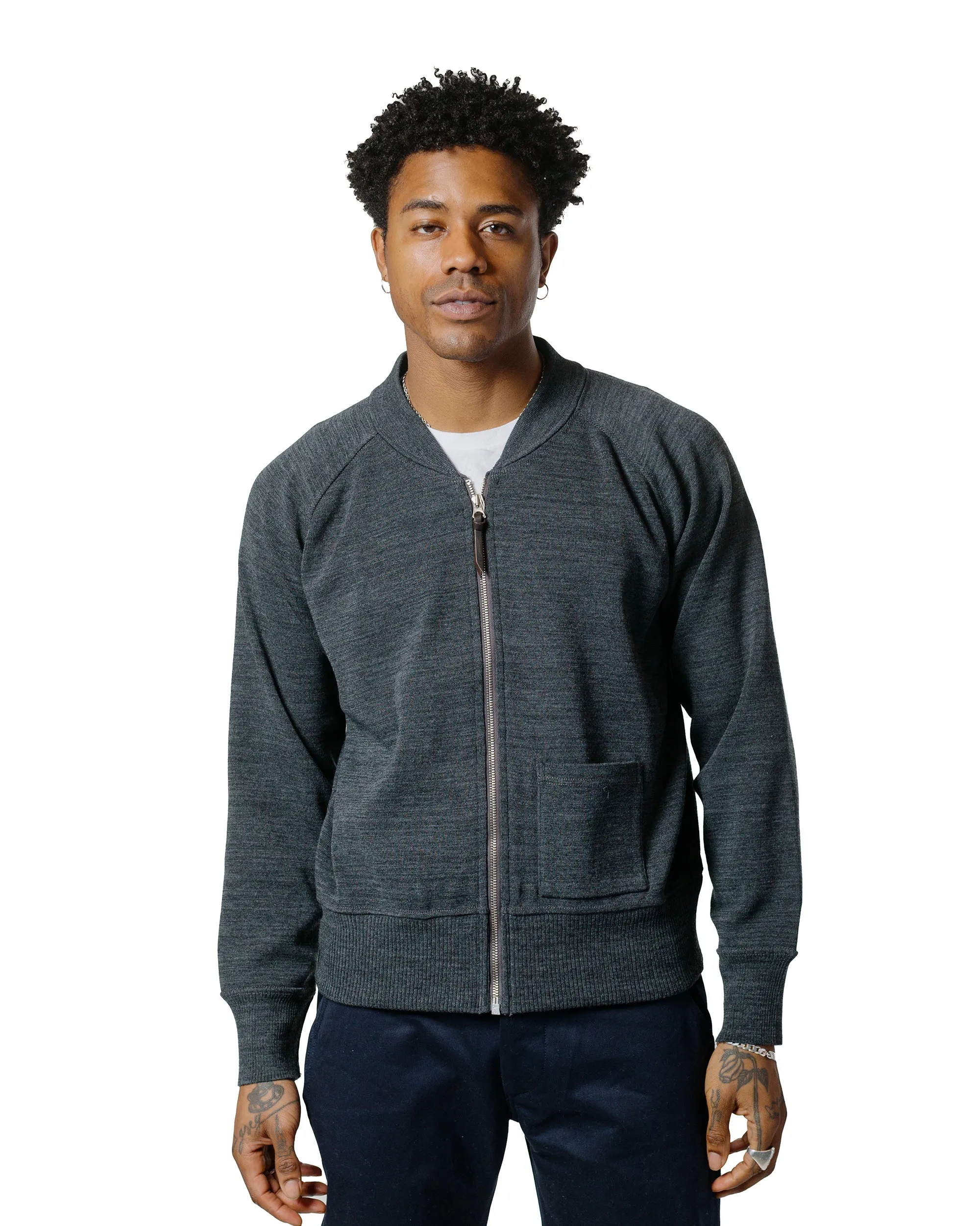 The Real McCoy's MC24106 Winter Aviation Sweater Gray sold by Lost & Found product image thumbnail 2