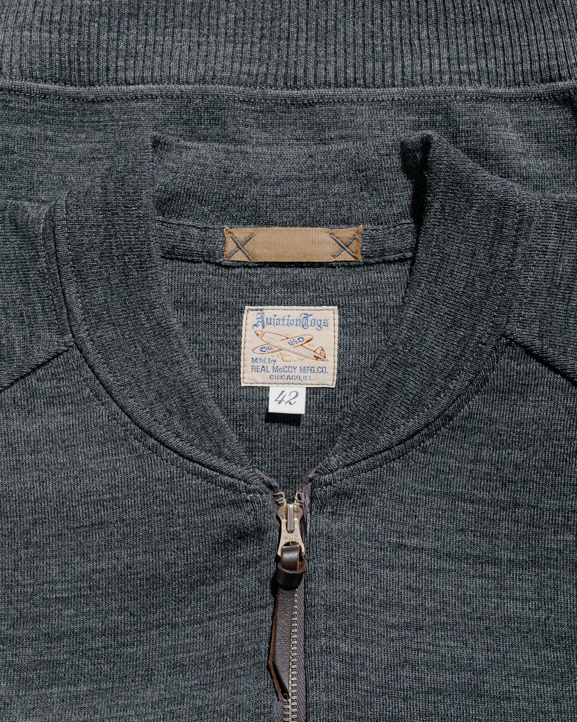 The Real McCoy's MC24106 Winter Aviation Sweater Gray sold by Lost & Found product image thumbnail 5