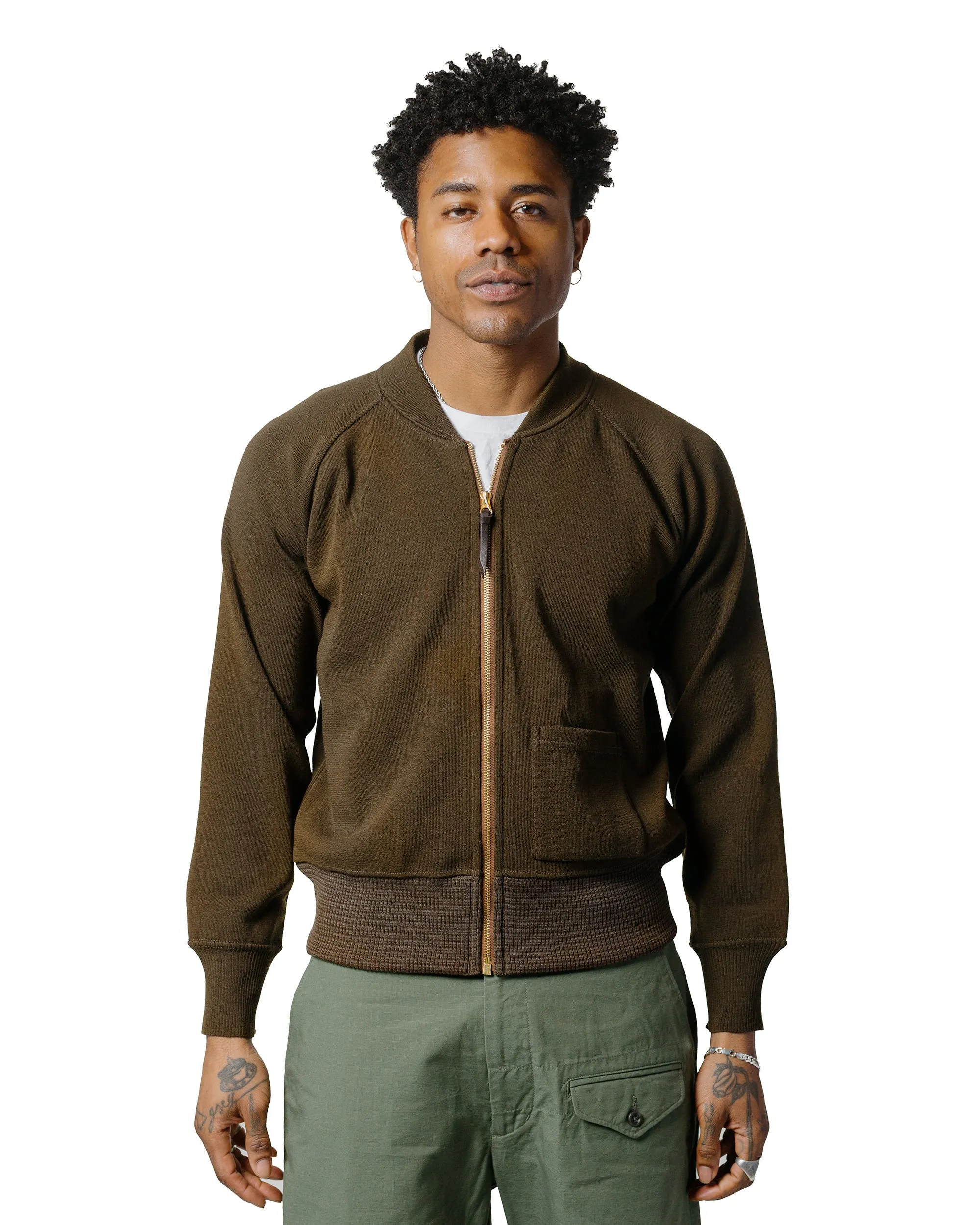 The Real McCoy's MC24105 Vest, Flying Winter, Type C-2 Olive sold by Lost & Found product image thumbnail 2