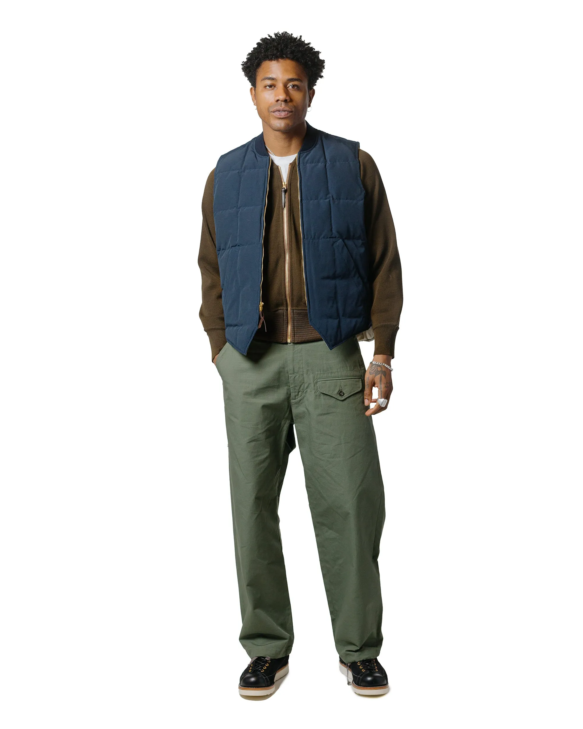 The Real McCoy's MC24105 Vest, Flying Winter, Type C-2 Olive sold by Lost & Found product image thumbnail 4