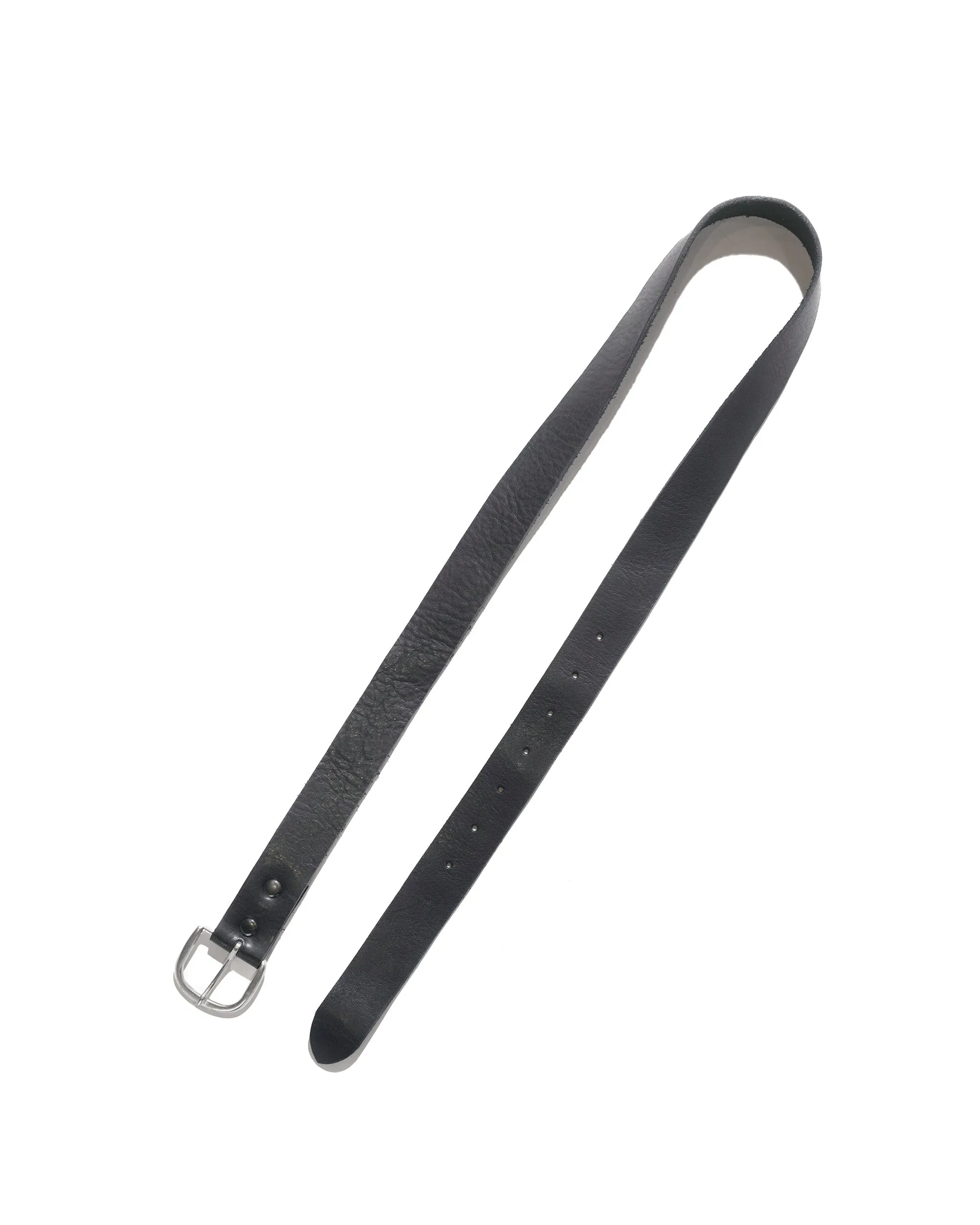 The Real McCoy’s MA23018 Joe McCoy Narrow Width Belt Black sold by Lost & Found