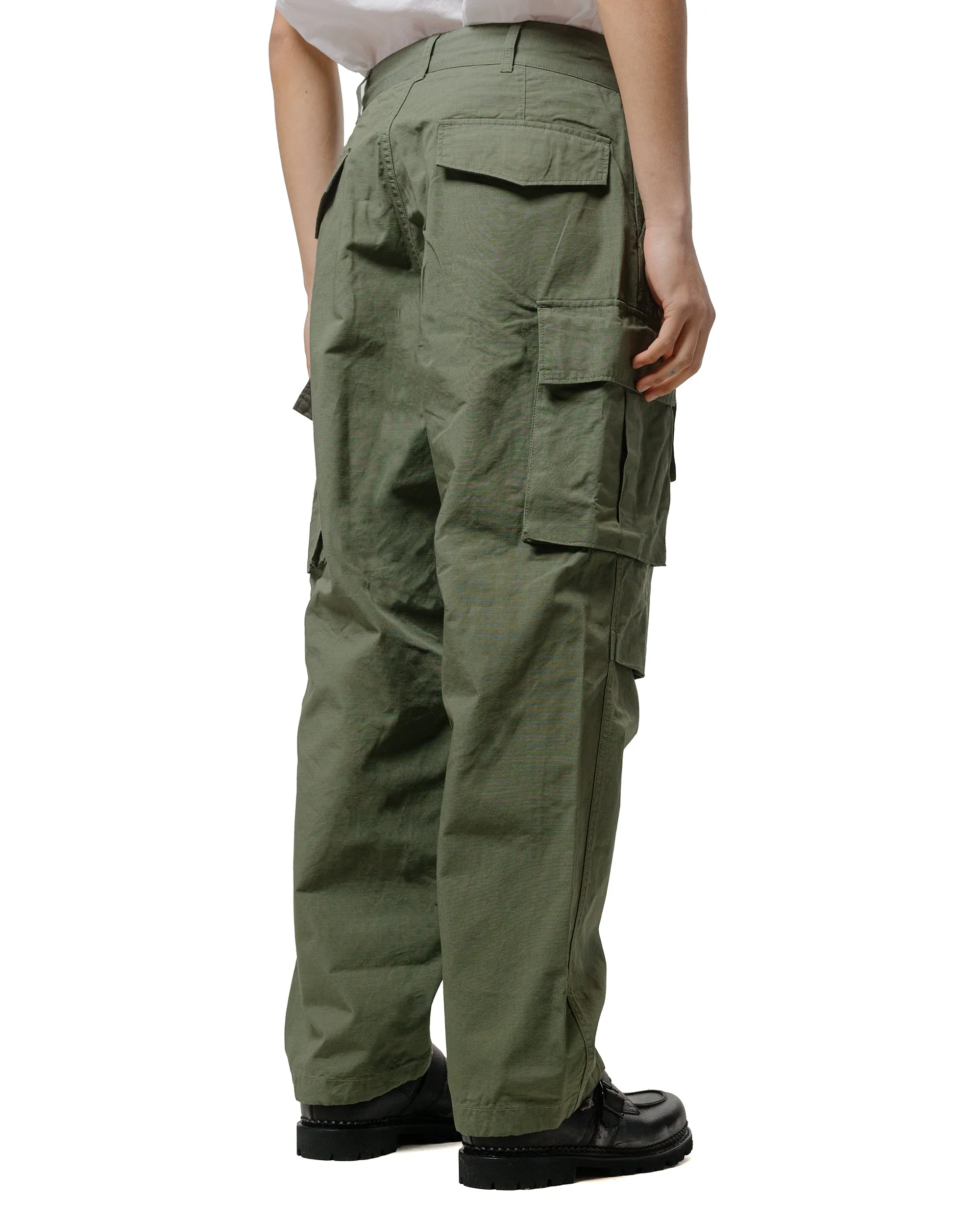 Engineered Garments FA Pant Olive Cotton Ripstop sold by Lost & Found product image thumbnail 3
