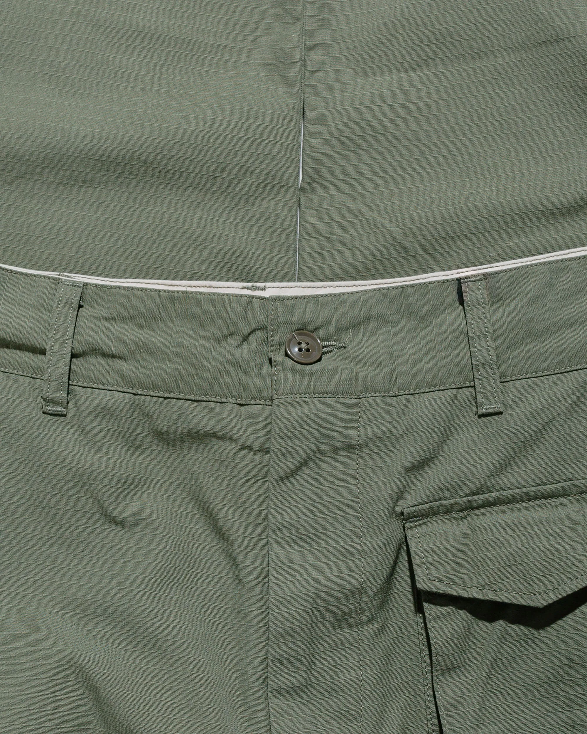 Engineered Garments FA Pant Olive Cotton Ripstop sold by Lost & Found product image thumbnail 5