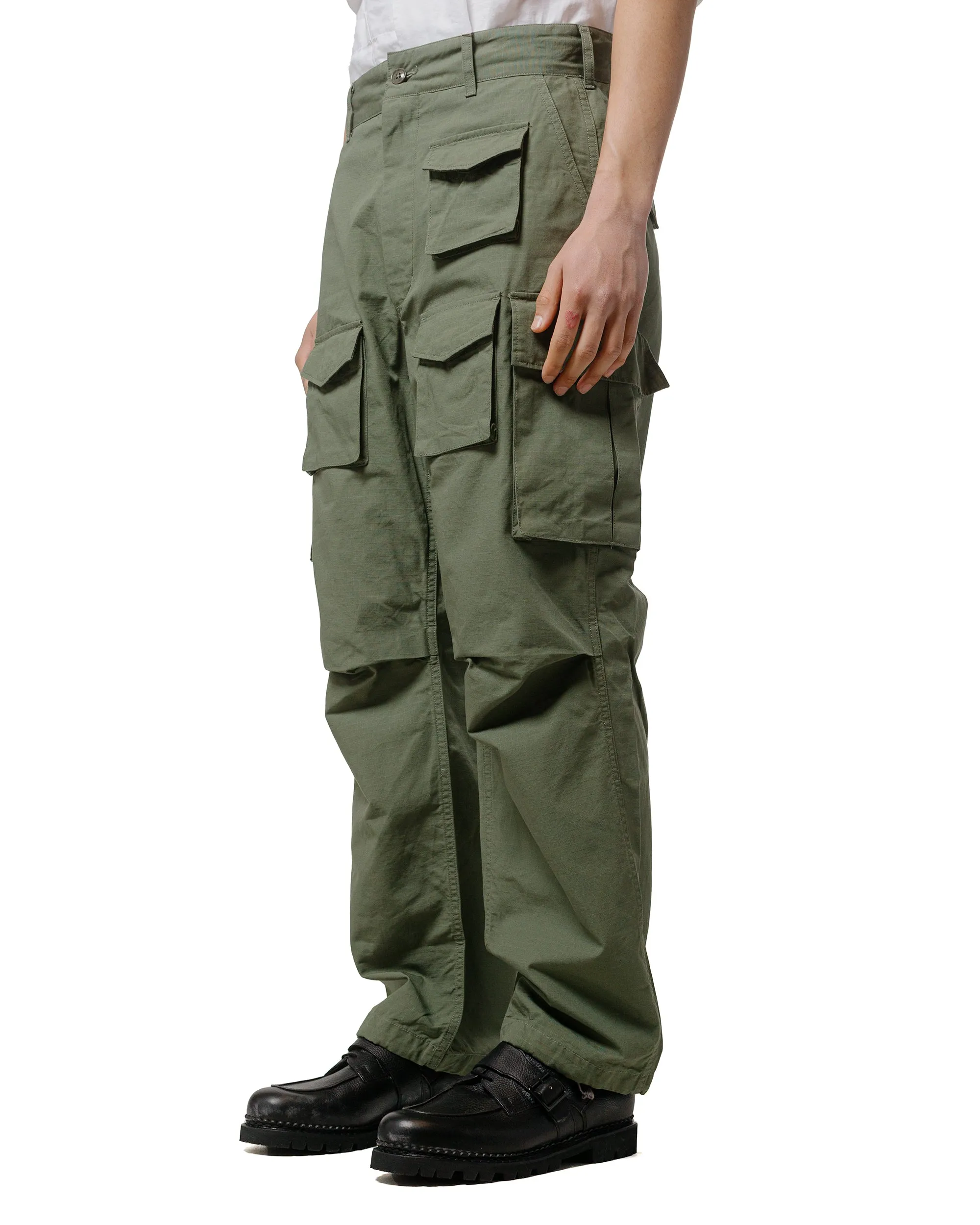 Engineered Garments FA Pant Olive Cotton Ripstop sold by Lost & Found product image thumbnail 2