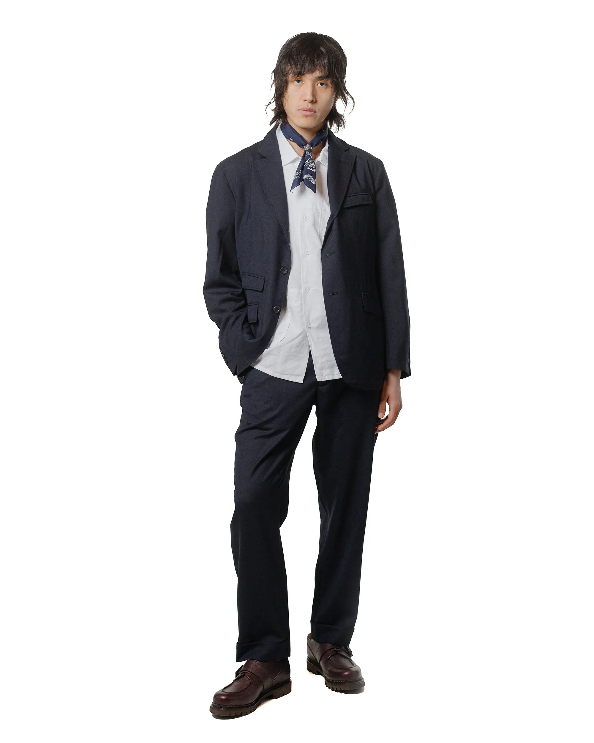 Engineered Garments Andover Jacket Dark Navy Tropical Wool sold by Lost & Found product image thumbnail 4