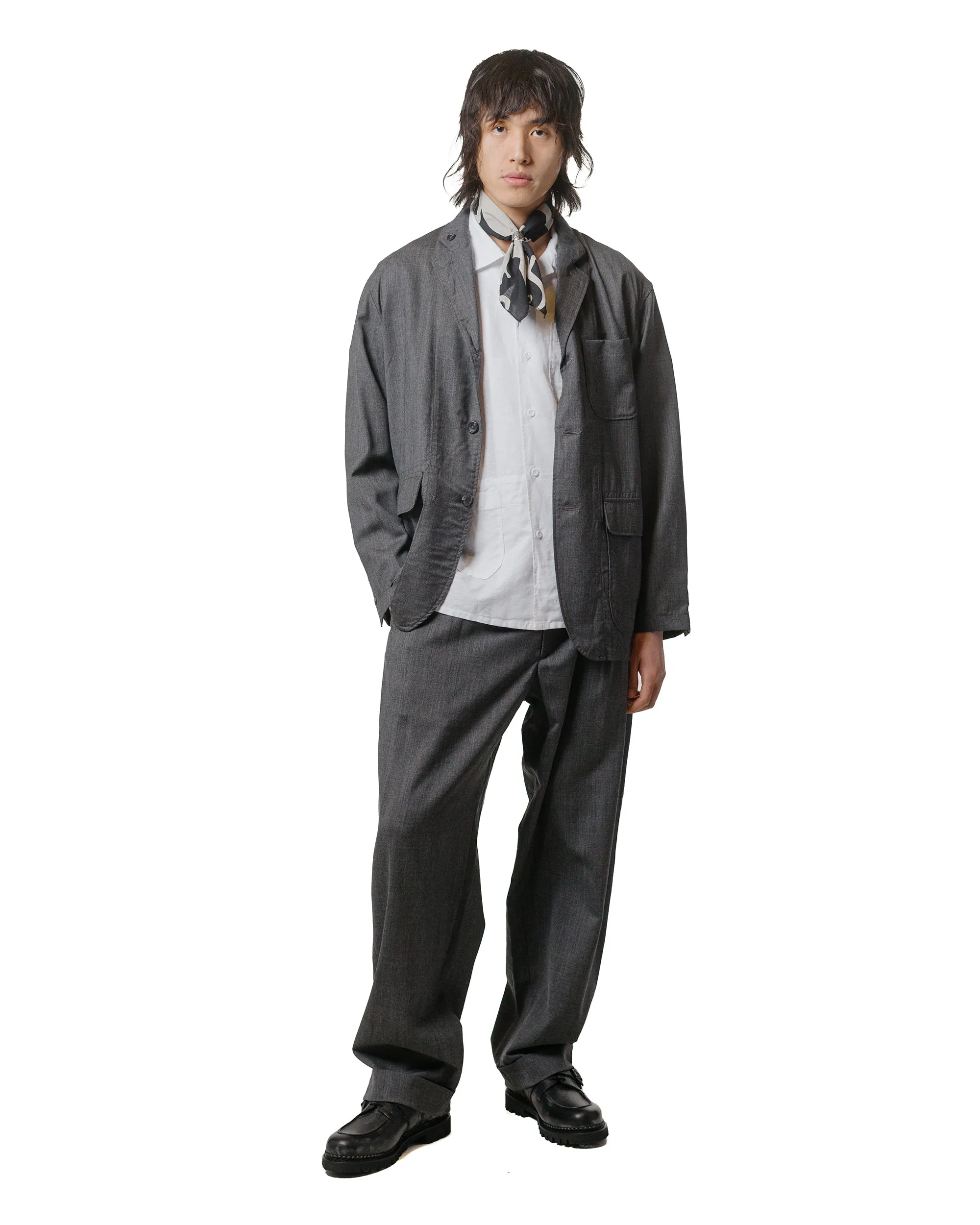 Engineered Garments Loiter Jacket Charcoal Tropical Wool sold by Lost & Found product image thumbnail 4