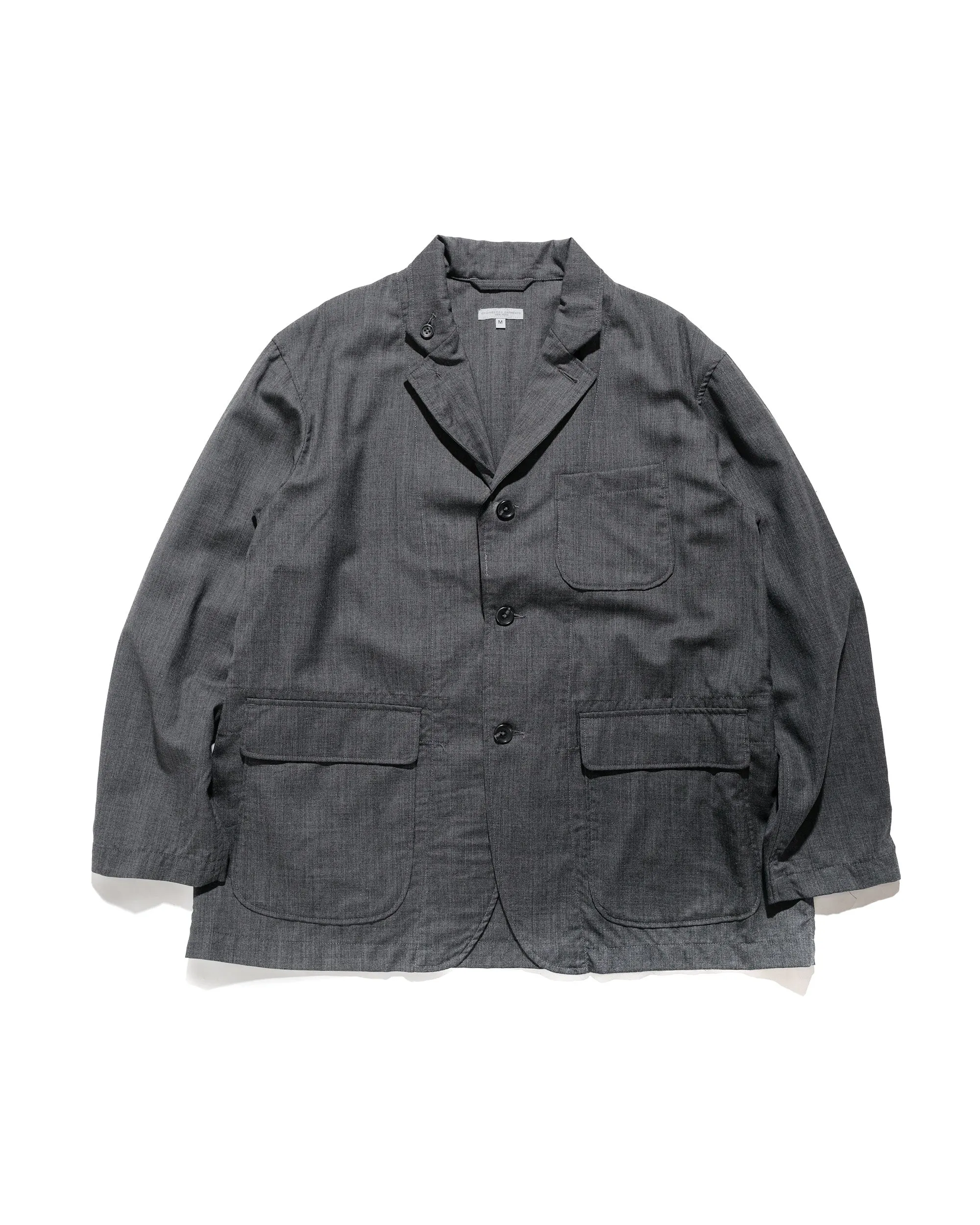 Engineered Garments Loiter Jacket Charcoal Tropical Wool sold by Lost & Found