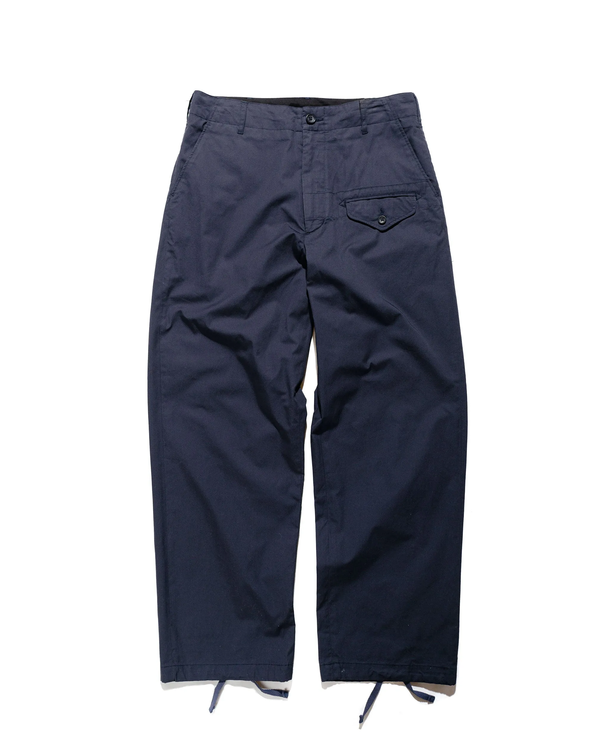 Engineered Garments Gurkha Pant Dark Navy Highcount Twill sold by Lost & Found