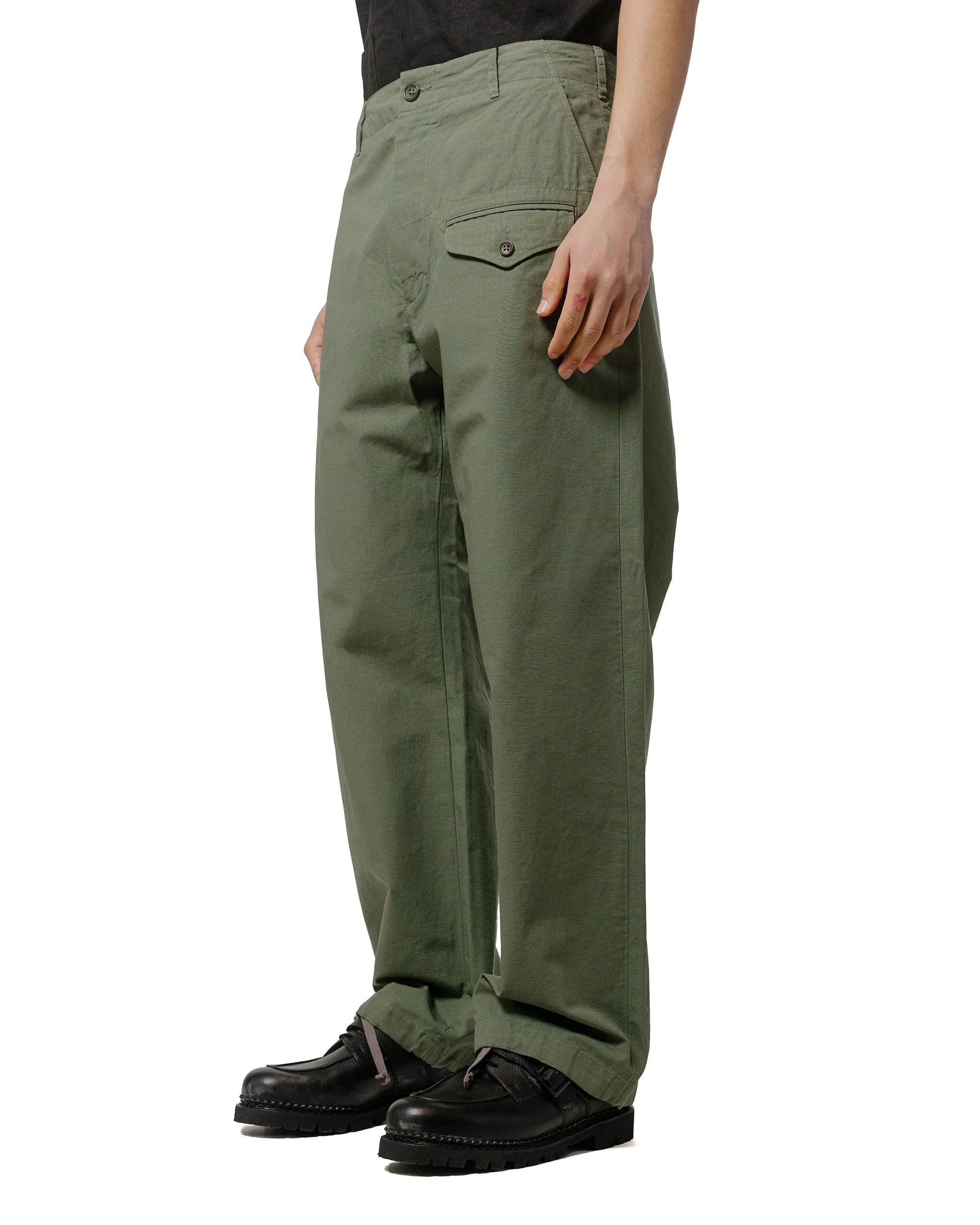 Engineered Garments Gurkha Pant Olive Cotton Ripstop sold by Lost & Found product image thumbnail 2